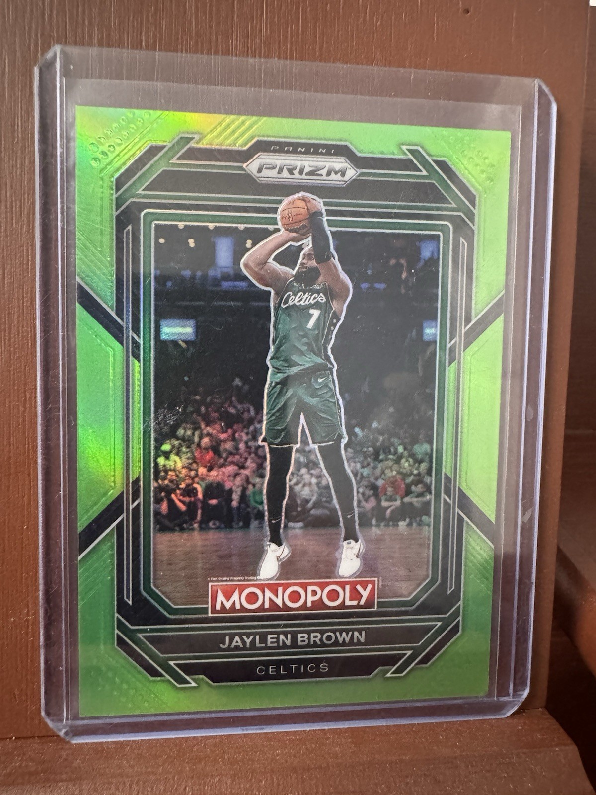 2022 Prizm Monopoly Jaylen Brown Neon Green /10 MINT 🔥🔥