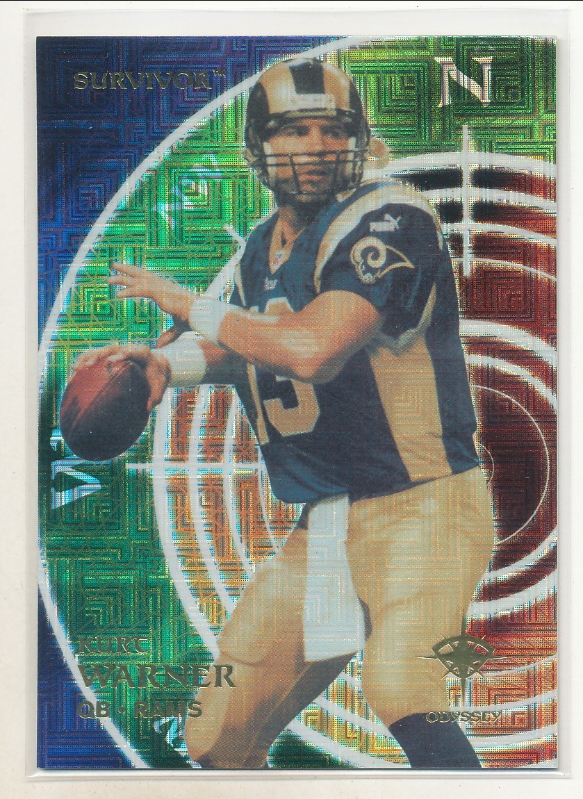 2000 Edge Odyssey Last Man Standing Kurt Warner #170 /2500