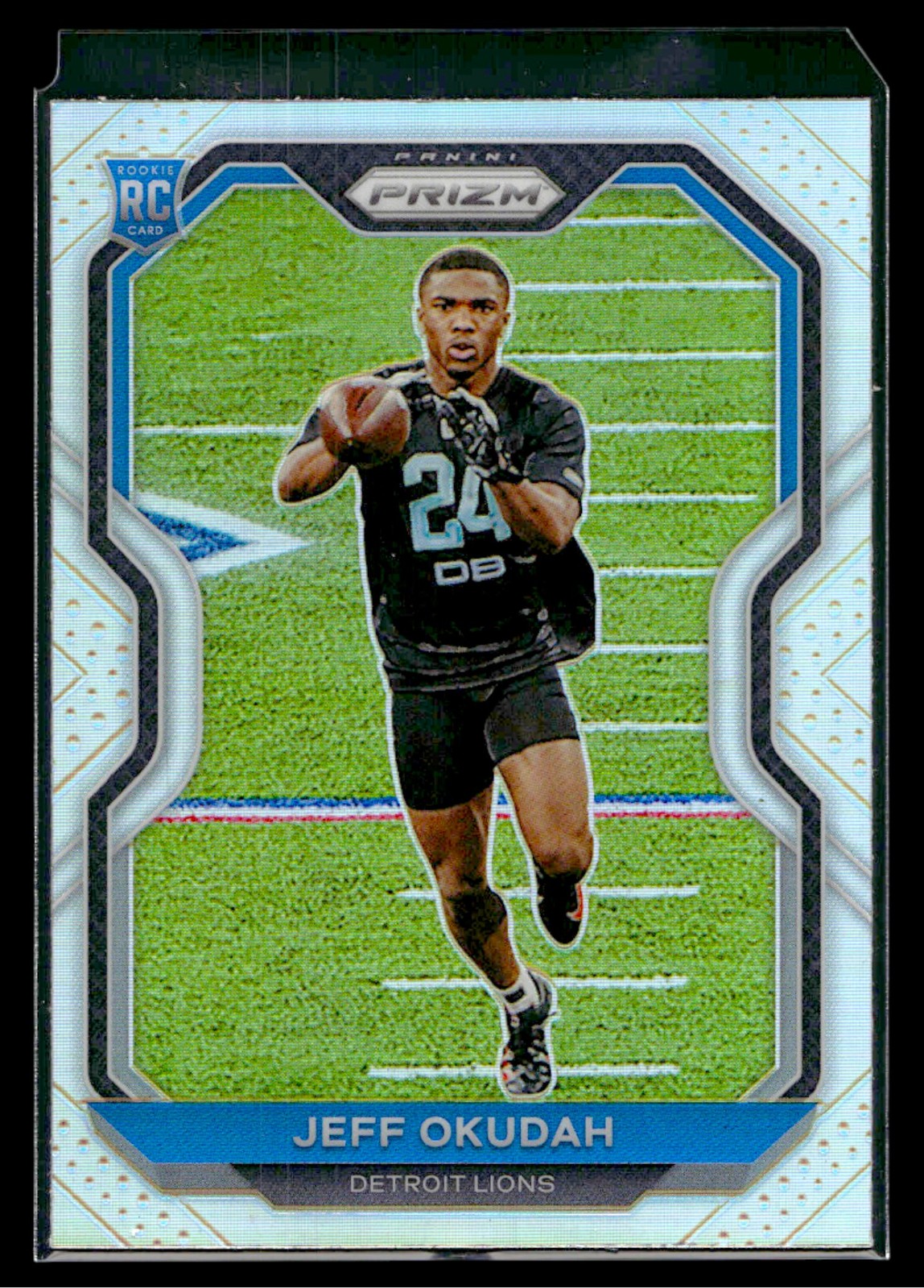 Jeff Okudah 2020 Panini Prizm #359 Silver Rookie