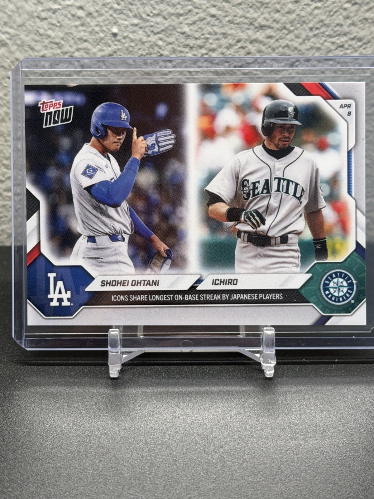 2026 Topps NOW 65 ✨️Icons Share History longest streak✨️ Shohei Ohtani & Ichiro