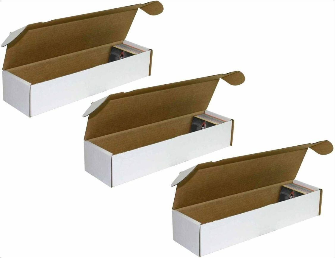 BCW 3-Pack • 800-count Trading/Gaming Card Storage Box • Woodhaven Trading Firm