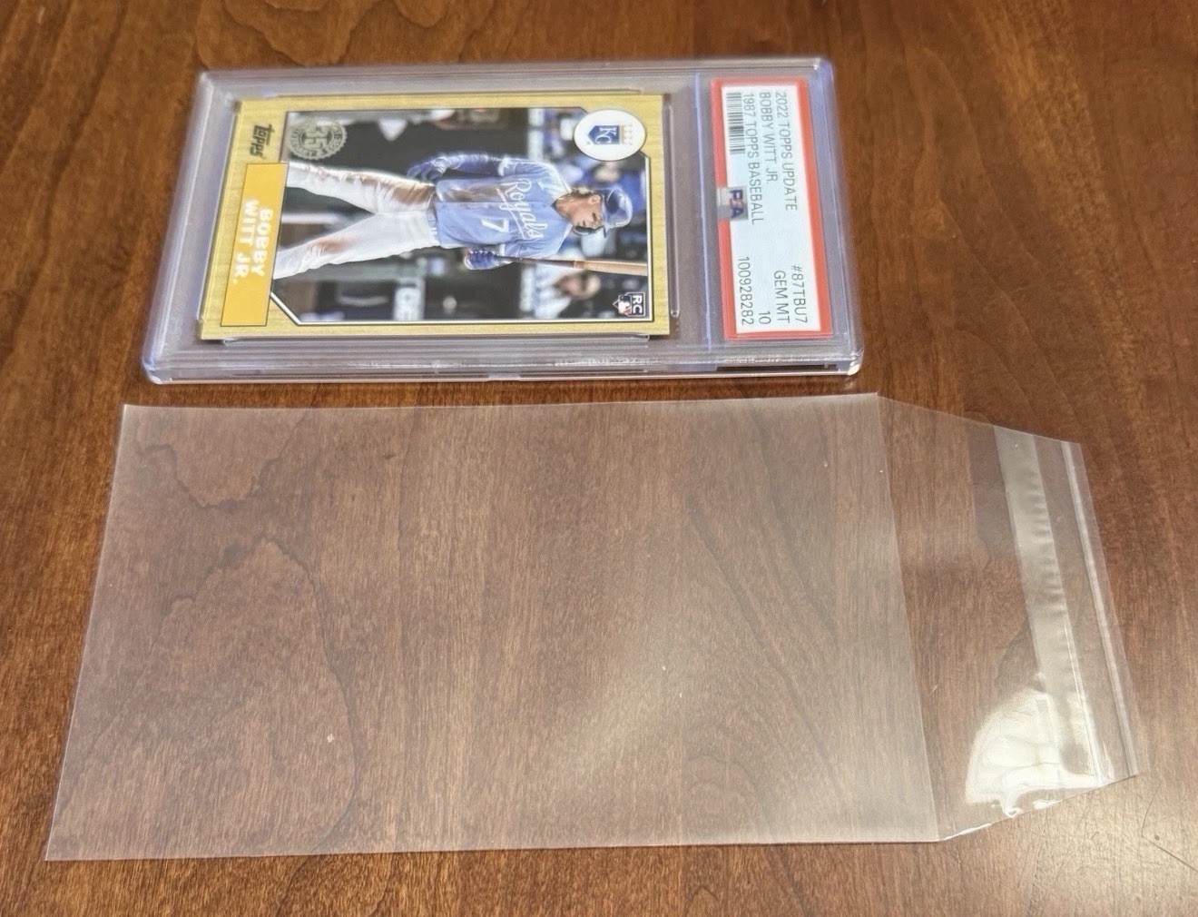 Graded Card Sleeves 5 Packs of 100 for PSA, CGC, TAG Graded cards, 500 total