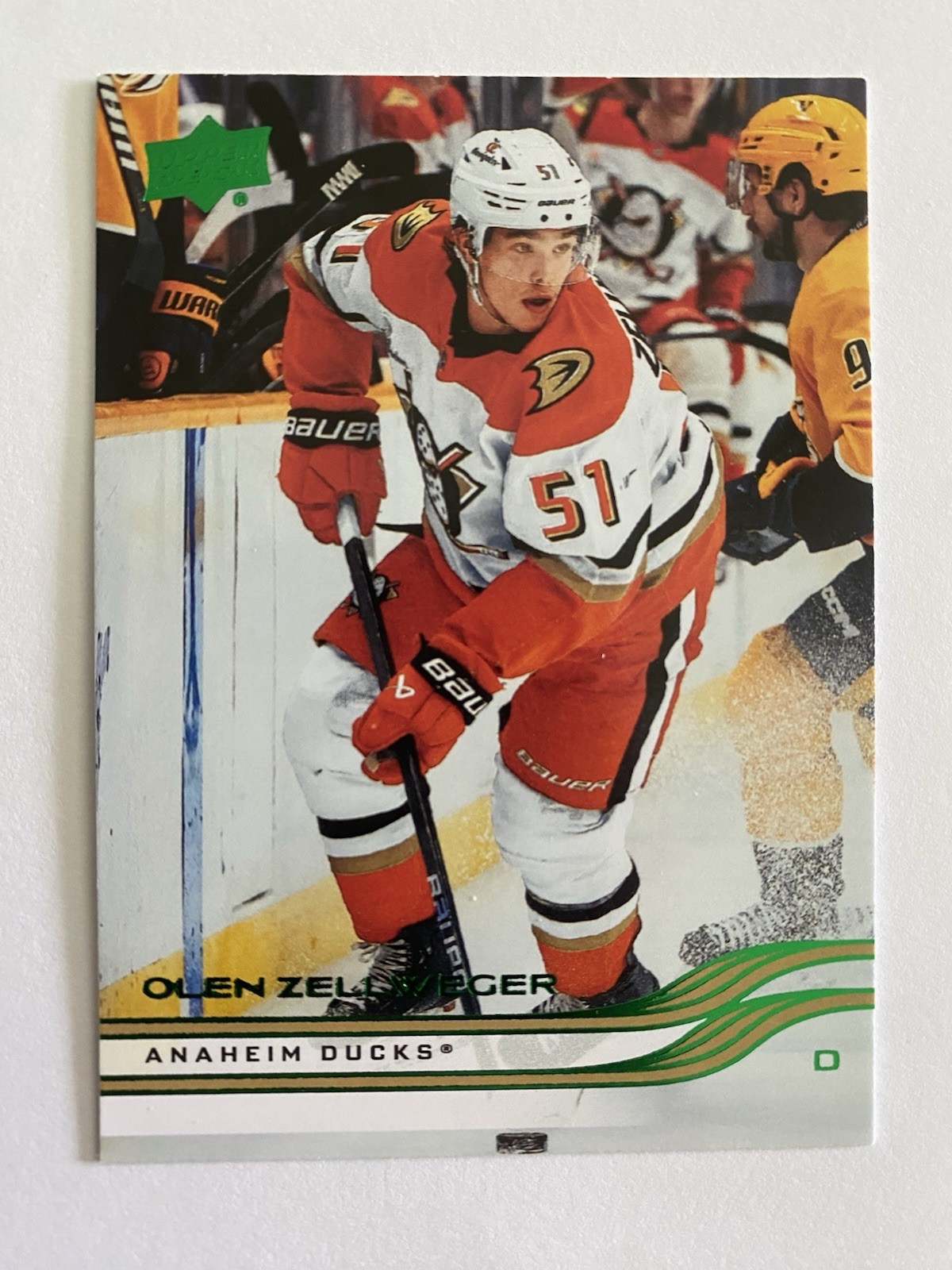 2025-26 Upper Deck Series 2 – Holiday Exclusive Easter Green #251 Olen Zellweger