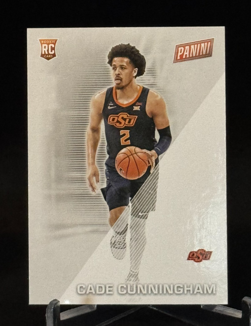 2021-22 Panini Father’s Day Rookie Card #44 Cade Cunningham OSU Cowboys