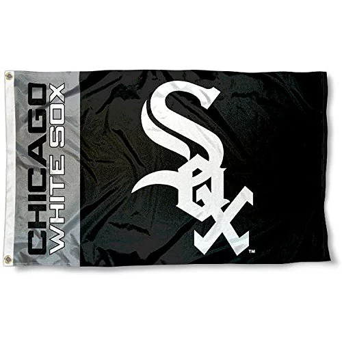 Black Chicago White Sox Flag 3×5 ft Indoor Outdoor MLB CWS3