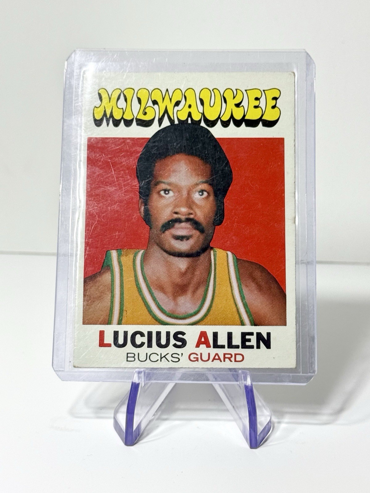 1971-72 Topps Basketball Card Lucius Allen #27