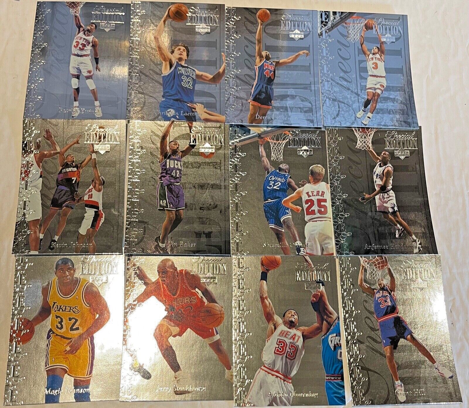 1995-96 Upper Deck Special Edition Inserts NBA Basketball Complete Ur Set, Pik 1