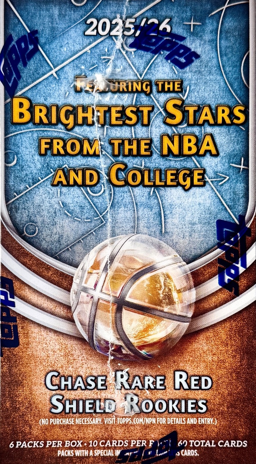 2025-26 Bowman Basketball Blaster Box – Factory Sealed – 60 Cards