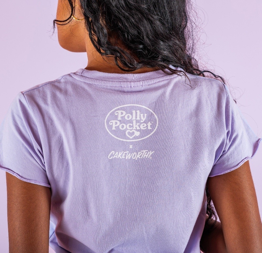 Cakeworrhy Polly Pocket Compact Heart Tee SZ L BNWT