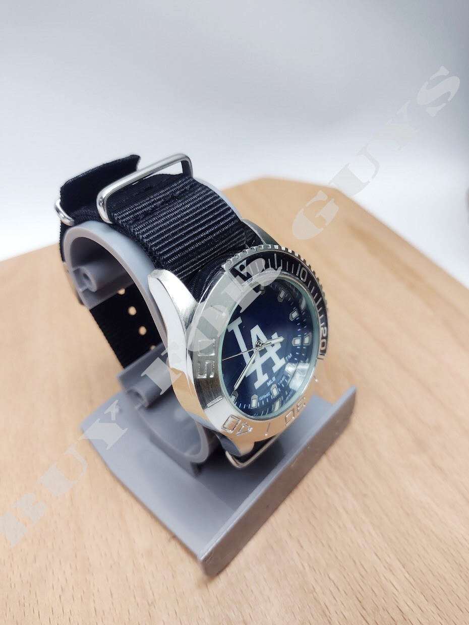 LA Dodgers MLB Starter Men’s Watch – Black Watch – Nylon Watch – Dodgers Watch