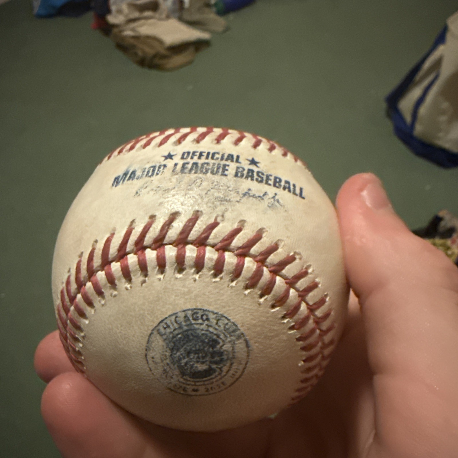 Chicago Cubs 2026 MLB Game Used Baseball 150 Anniversary Logo RARE