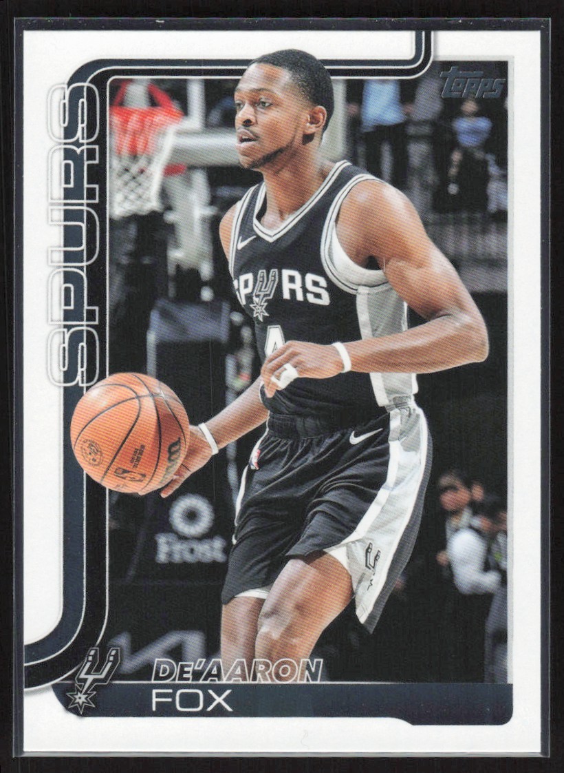 2025-26 Topps De’Aaron Fox San Antonio Spurs #196