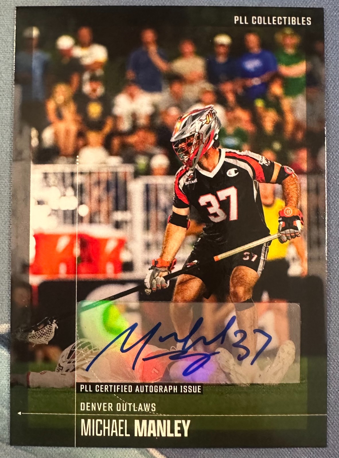 MICHAEL MANLEY 2026 PREMIER LACROSSE LEAGUE PLL FIELDSIDE II SP AUTO #85
