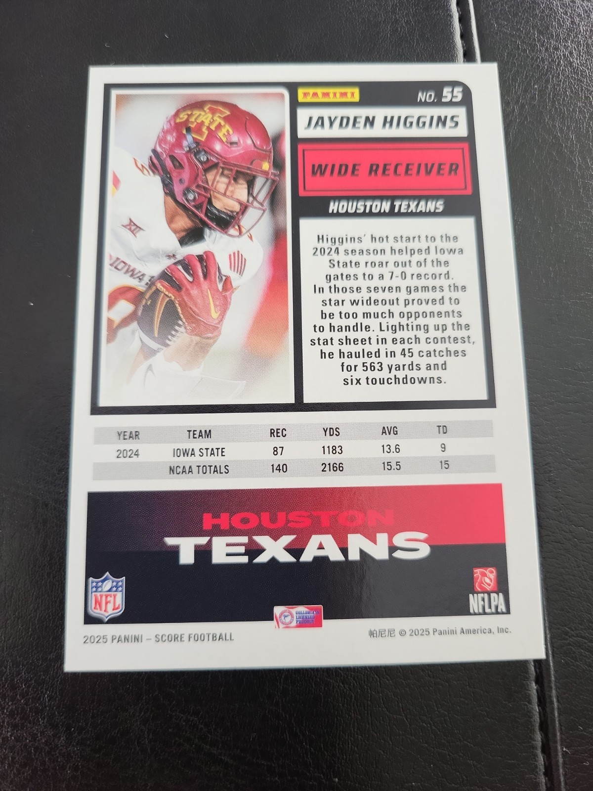 2025 Score-A-Treat – Jayden Higgins #55