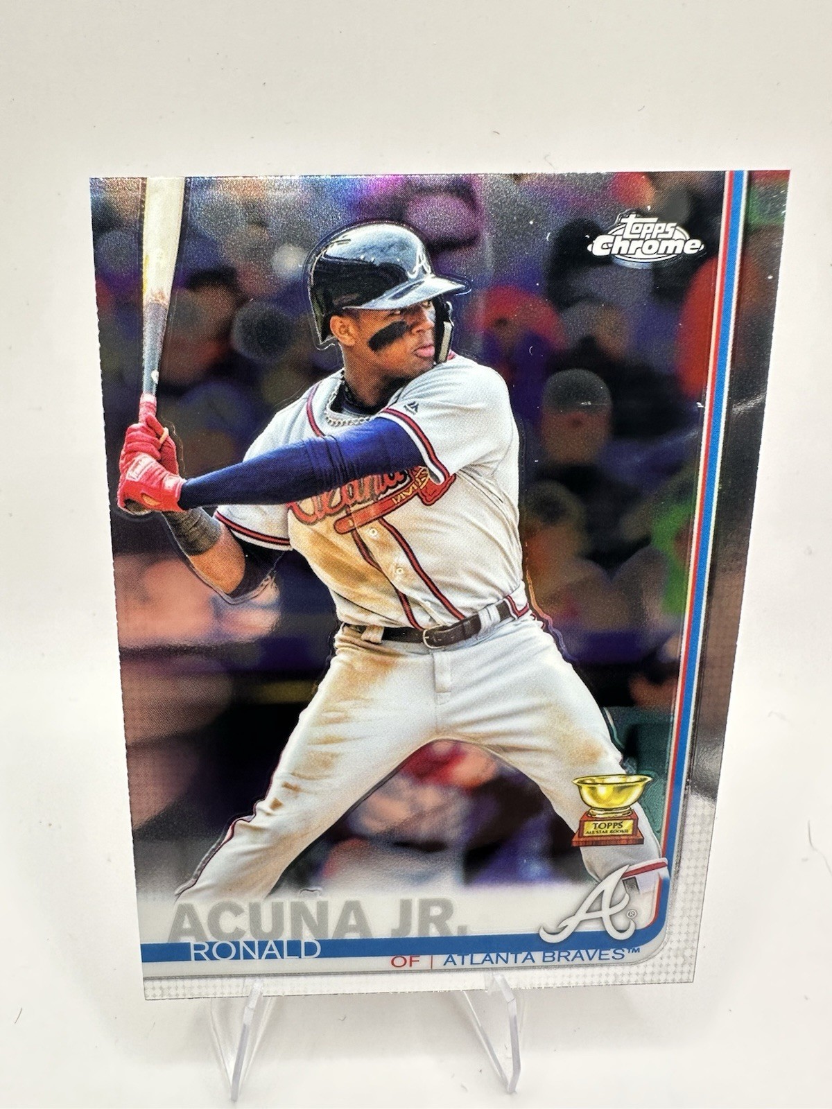 2019 Topps Chrome “Rookie Cup” #117 Ronald Acuña Jr. Braves – Future H.O.F.?
