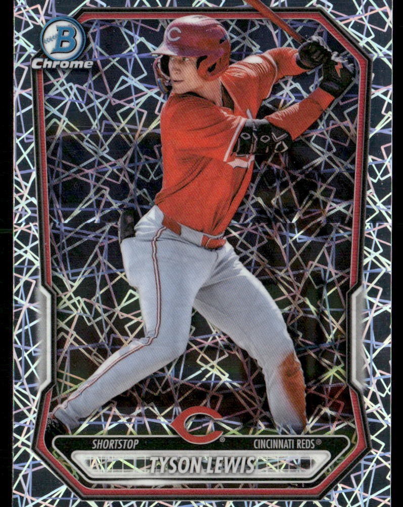 2026 Bowman #BCP-5 Tyson Lewis Chrome Prospects Lazer Refractor