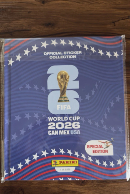 FIFA World Cup 2026 Official Sticker Collection Hardcover Cover Album