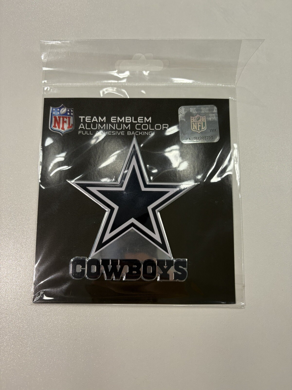 Dallas Cowboys Chrome Vinyl Car Truck Decal Window Sticker