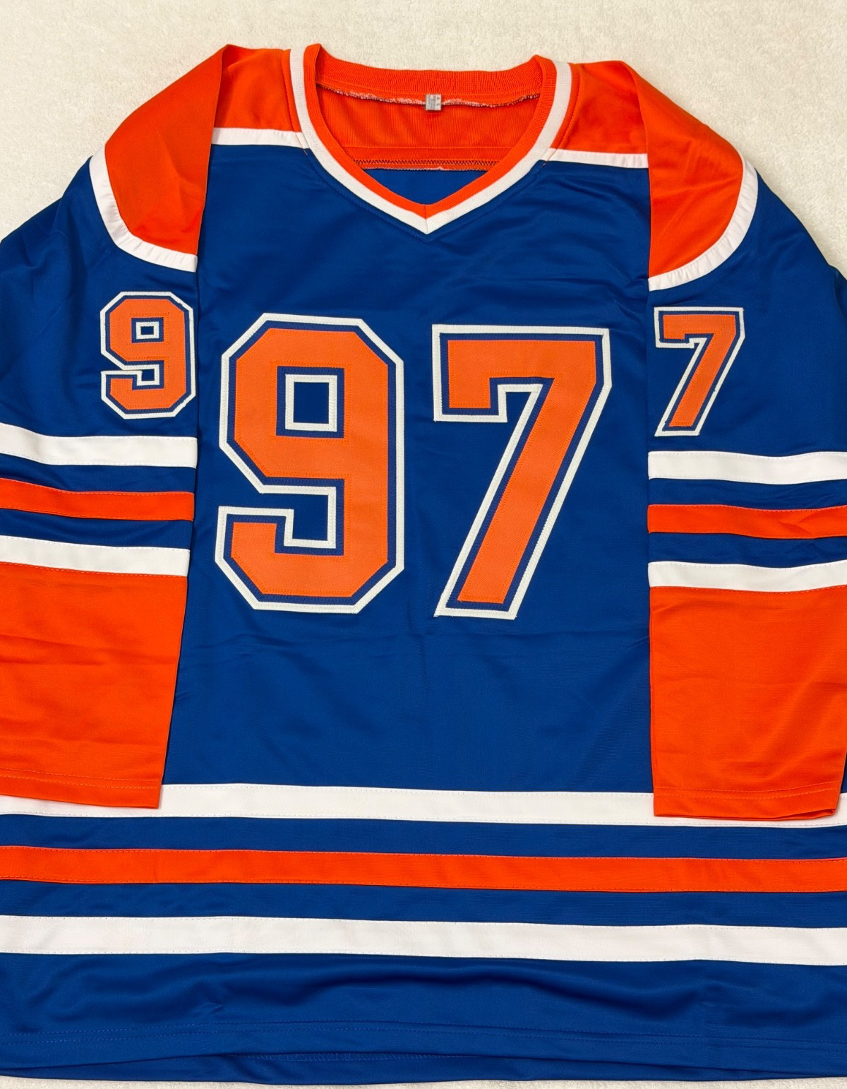 Connor Mcdavid Edmonton Oilers Signed Hockey Jersey COA
