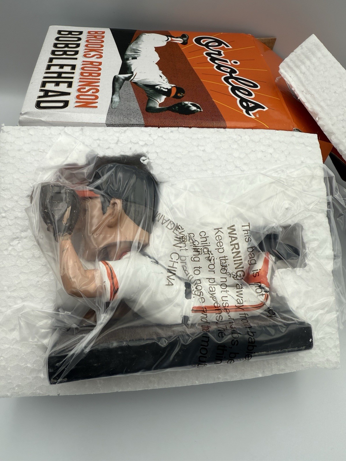 Brooks Robinson Baltimore Orioles MLB Bobblehead – Orange/White/Black