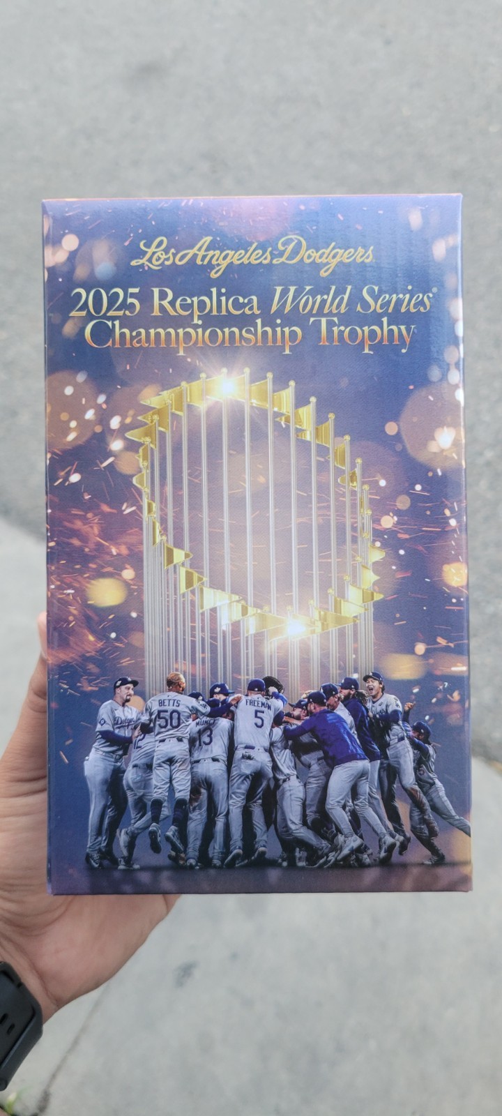 Los Angeles Dodgers 2025 Replica World Series Championship Trophy