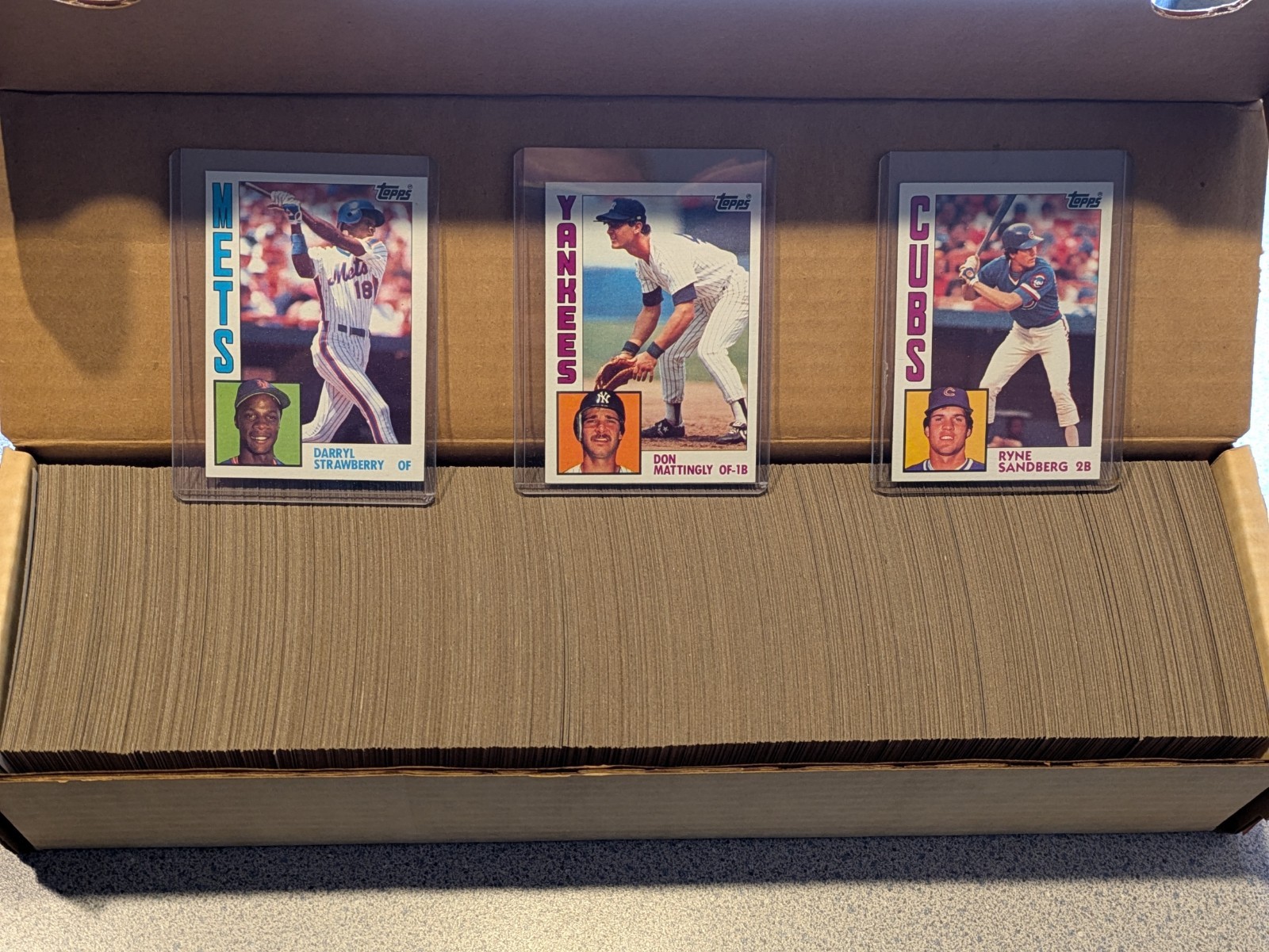 💥 Topps 1984 Baseball Complete Set 1-792 Mattingly Strawberry RC NM-MT