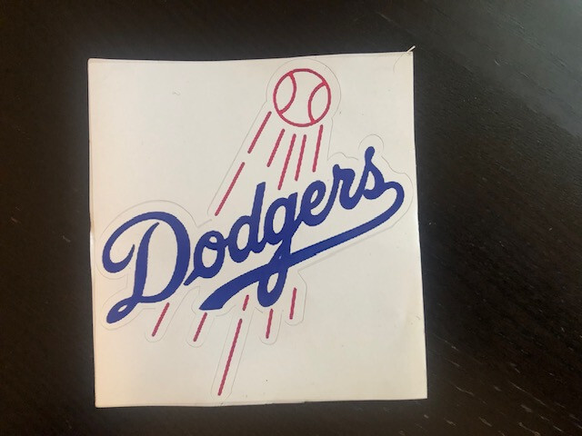 Dodgers Los Angeles Decal / Sticker Die cut 4.5X5″