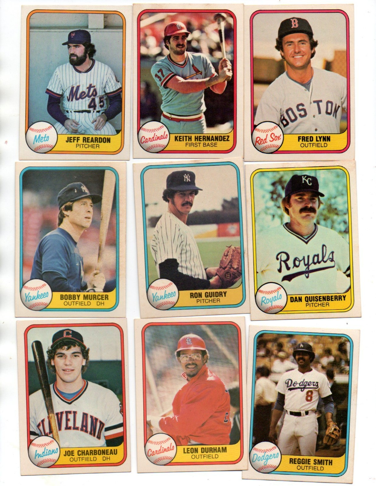 1981-1984 Fleer Lot. 375+ cards, almost 50 HOFers. No creases, or duplicates!