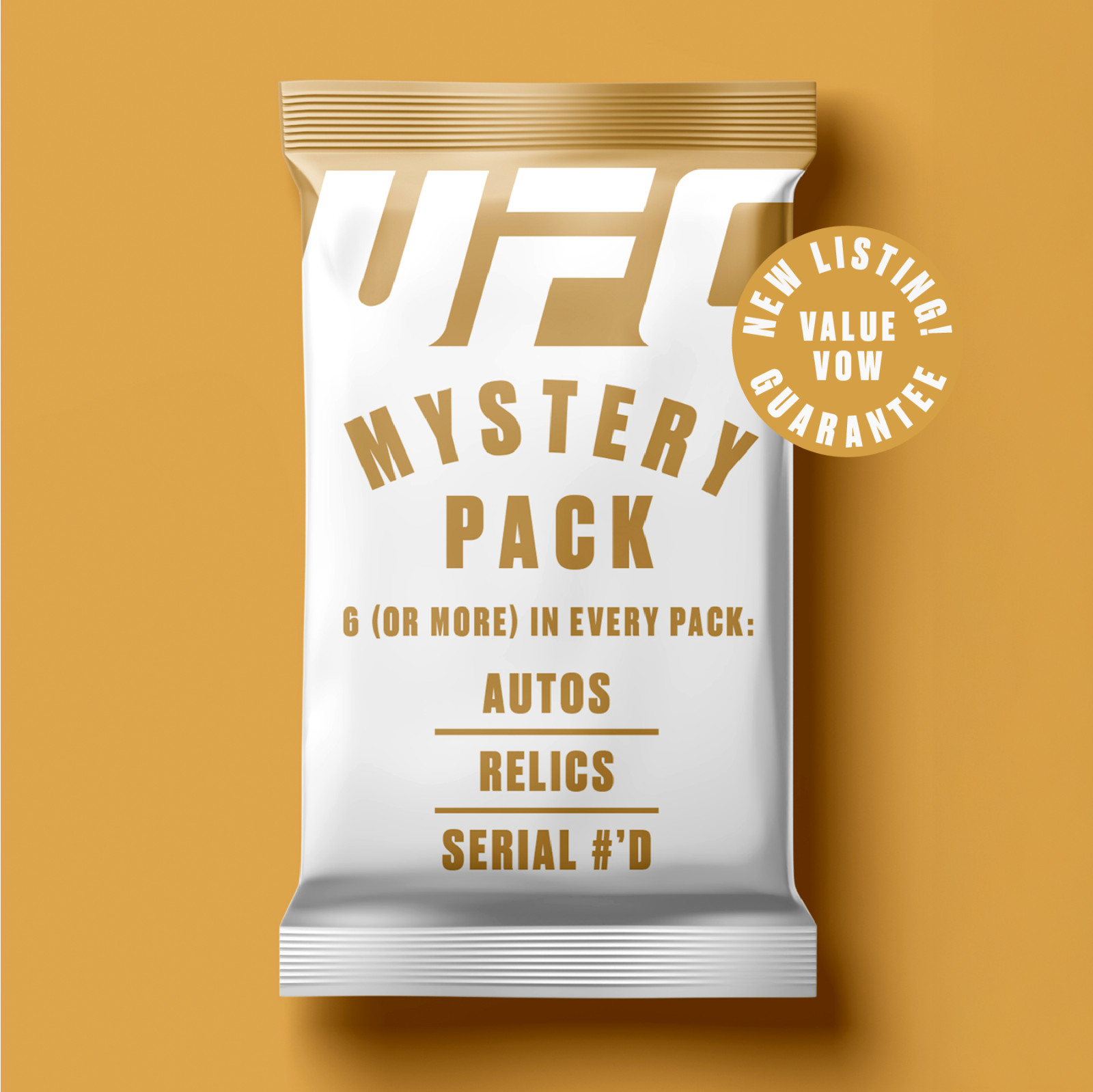 UFC Mystery Pack – $65+ Floor Value | Autos, Relics, Serial #’d | 1 in 10 Chase