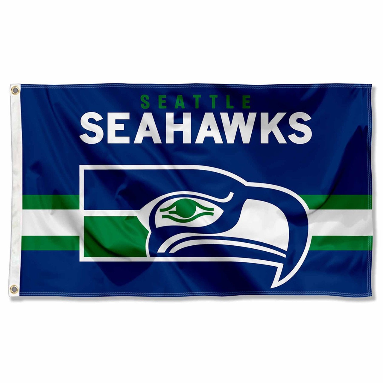 Seattle Seahawks Football 3×5 ft Classic Logo Retro Flag Ideal NFL Gift Banner