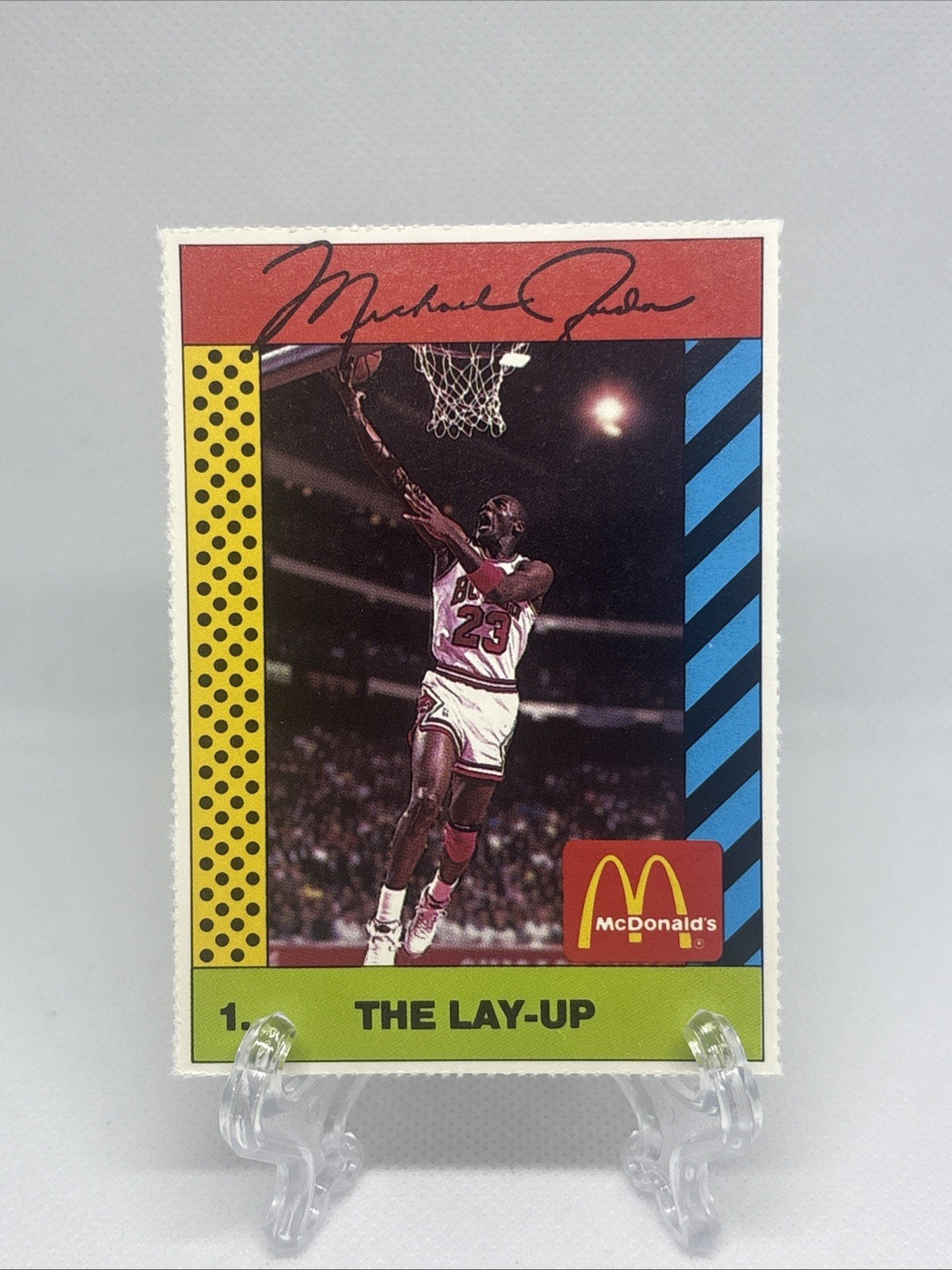1990 Michael Jordan McDonald’s (RARE) Pink Back Promo *FULL SET*