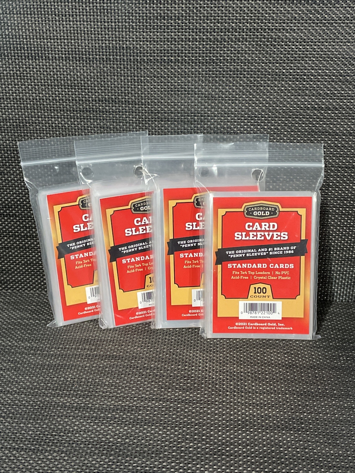 4 CT Cardboard Gold Standard Card Soft Sleeves. 400 Total. Ships With Tracking