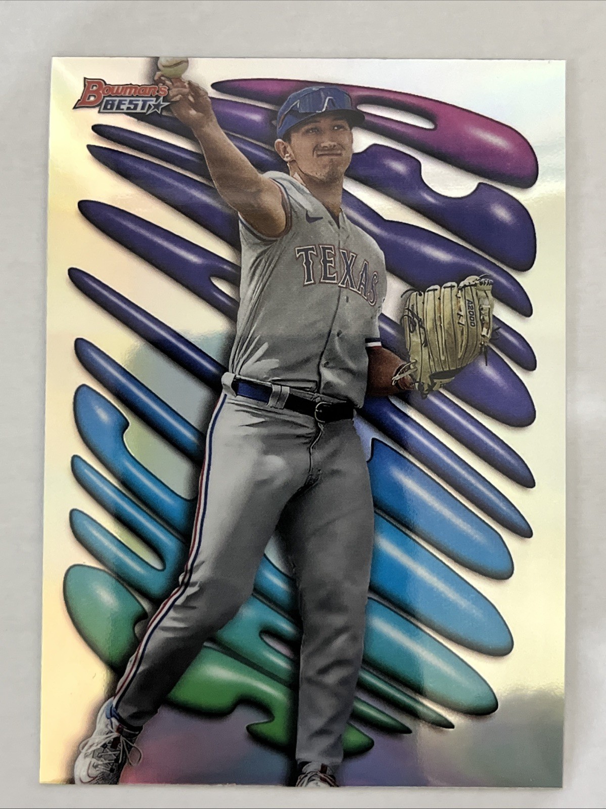 2023 Bowman’s Best – Shellacked Wyatt Langford #SH-19 (RC)