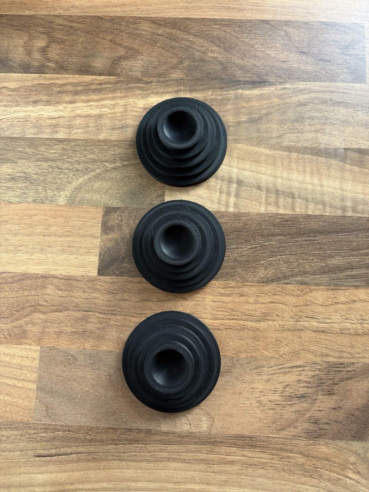 3x Snooker Ball Display Stands, Black Ball Holders, Snooker Memorabilia Display