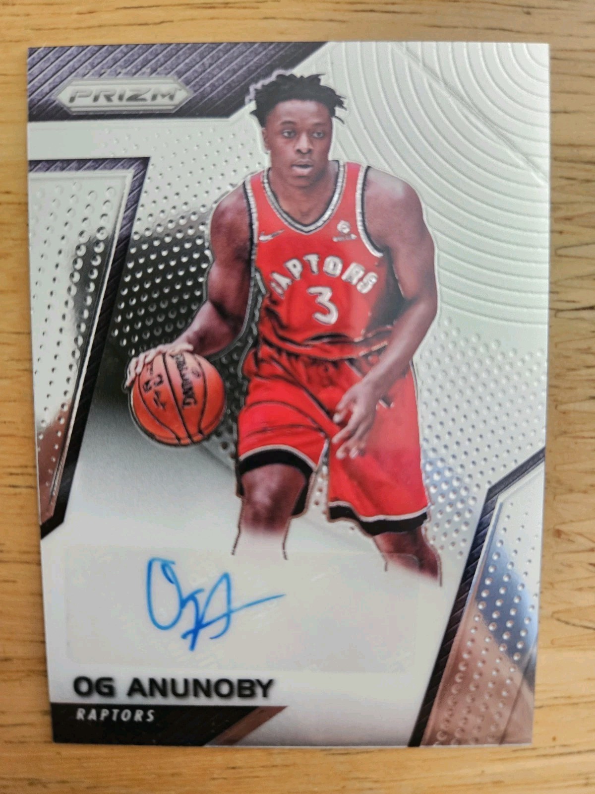 OG Anunoby 2017 Panini Prizm RS-OG Rookie Auto