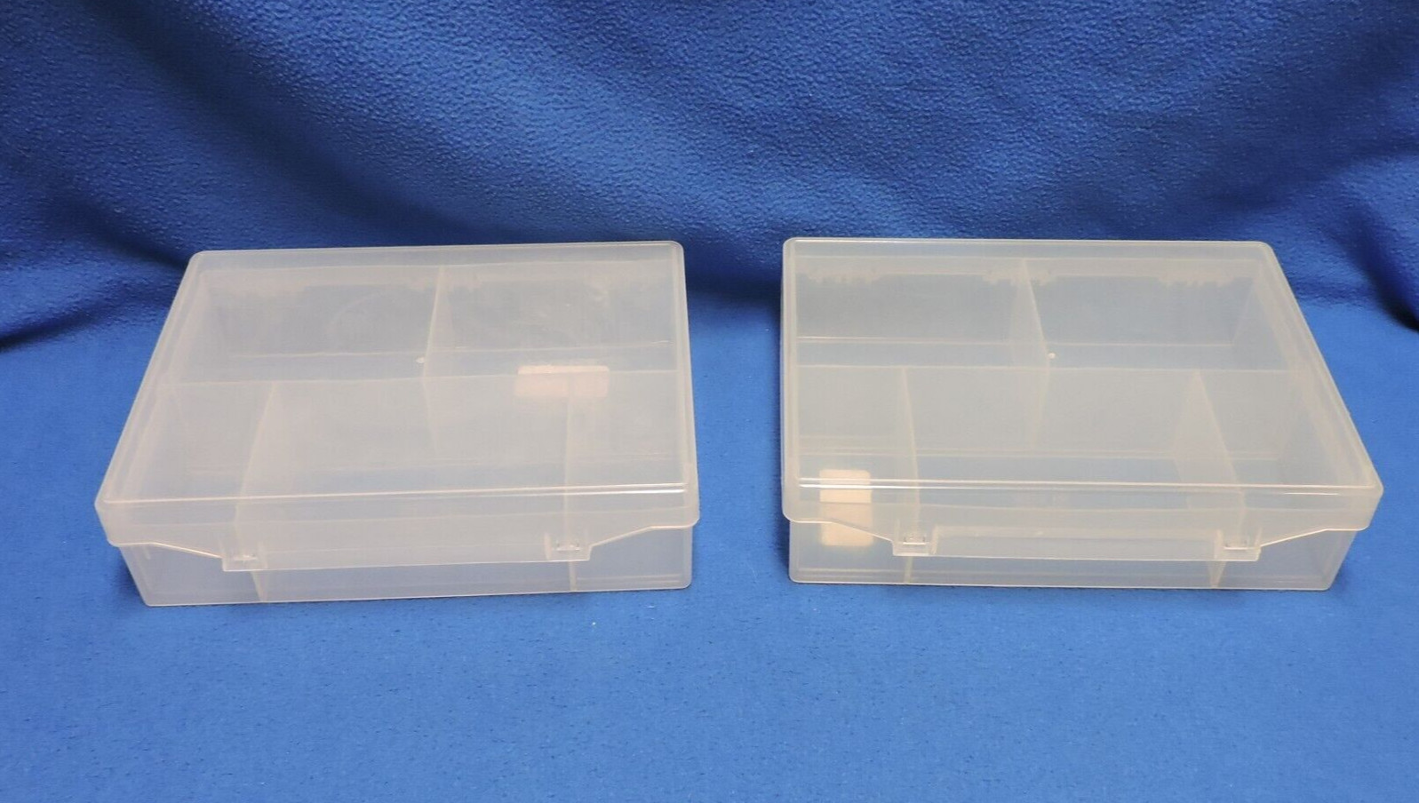 2 X Jammers Plastic Card Storage Trading Card Case Boxes hold 1100 ea Plano 5305