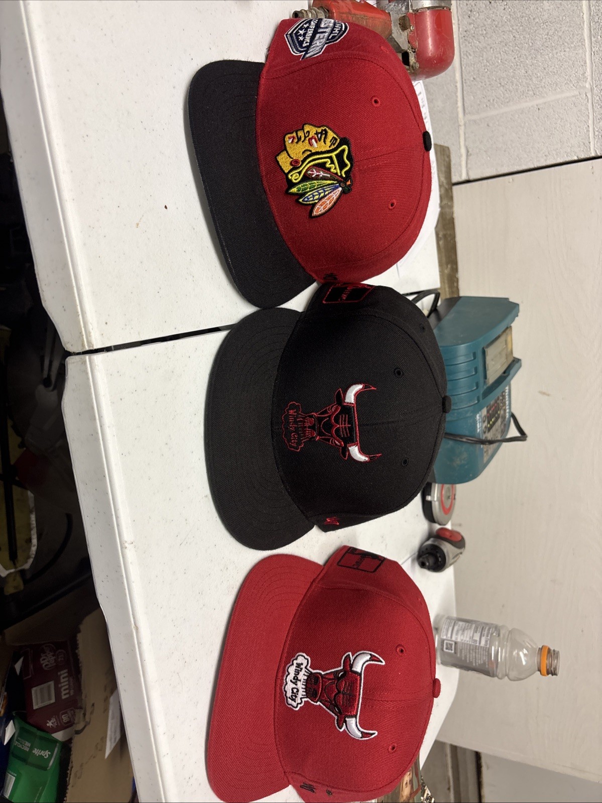 Chicago Bulls Windy City 47 Brand Hardwood Classics Snapback Hat. Buyer Gets 3