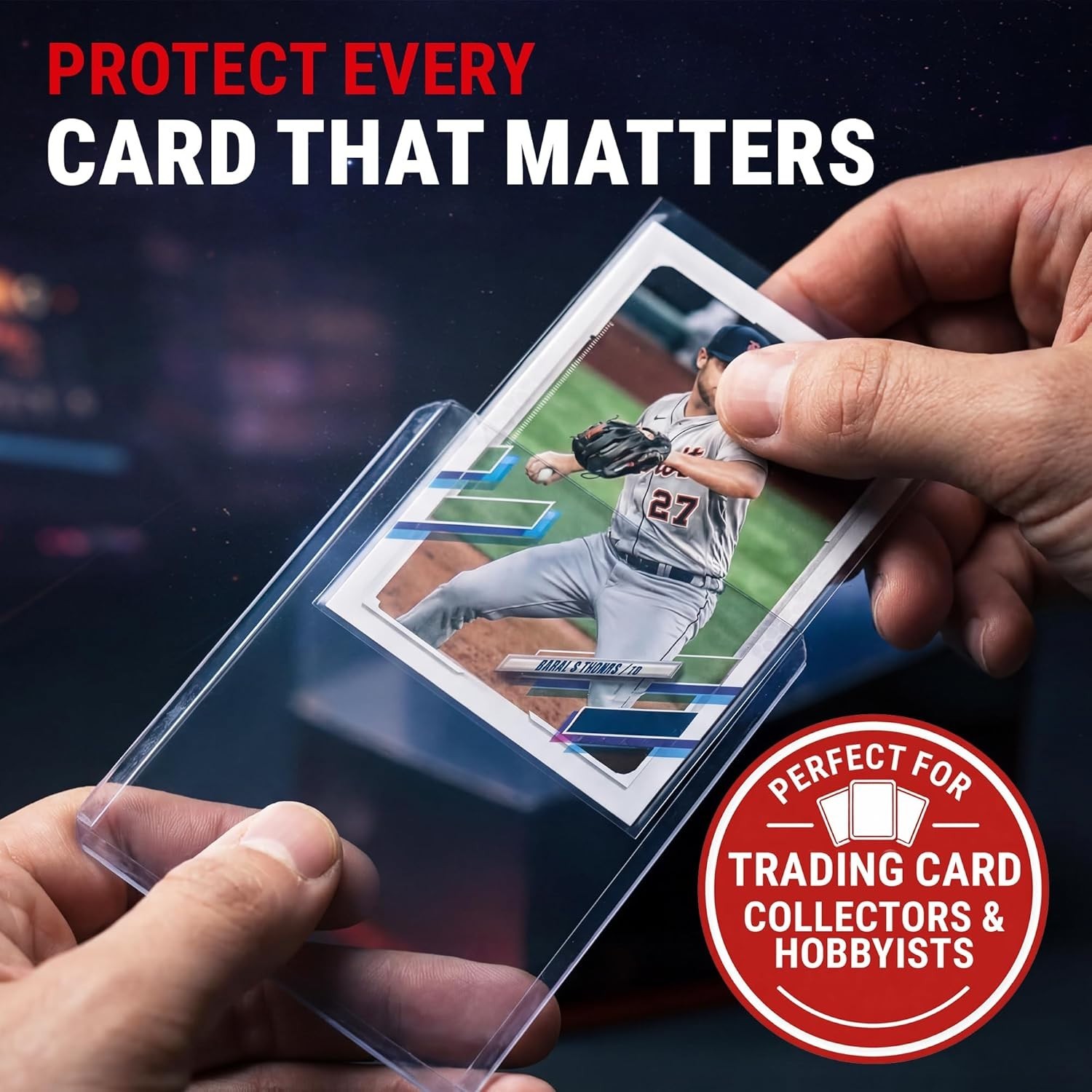 3″ x 4″ Toploaders & Clear Soft Sleeves Set – 100 Protection Packs for Cards