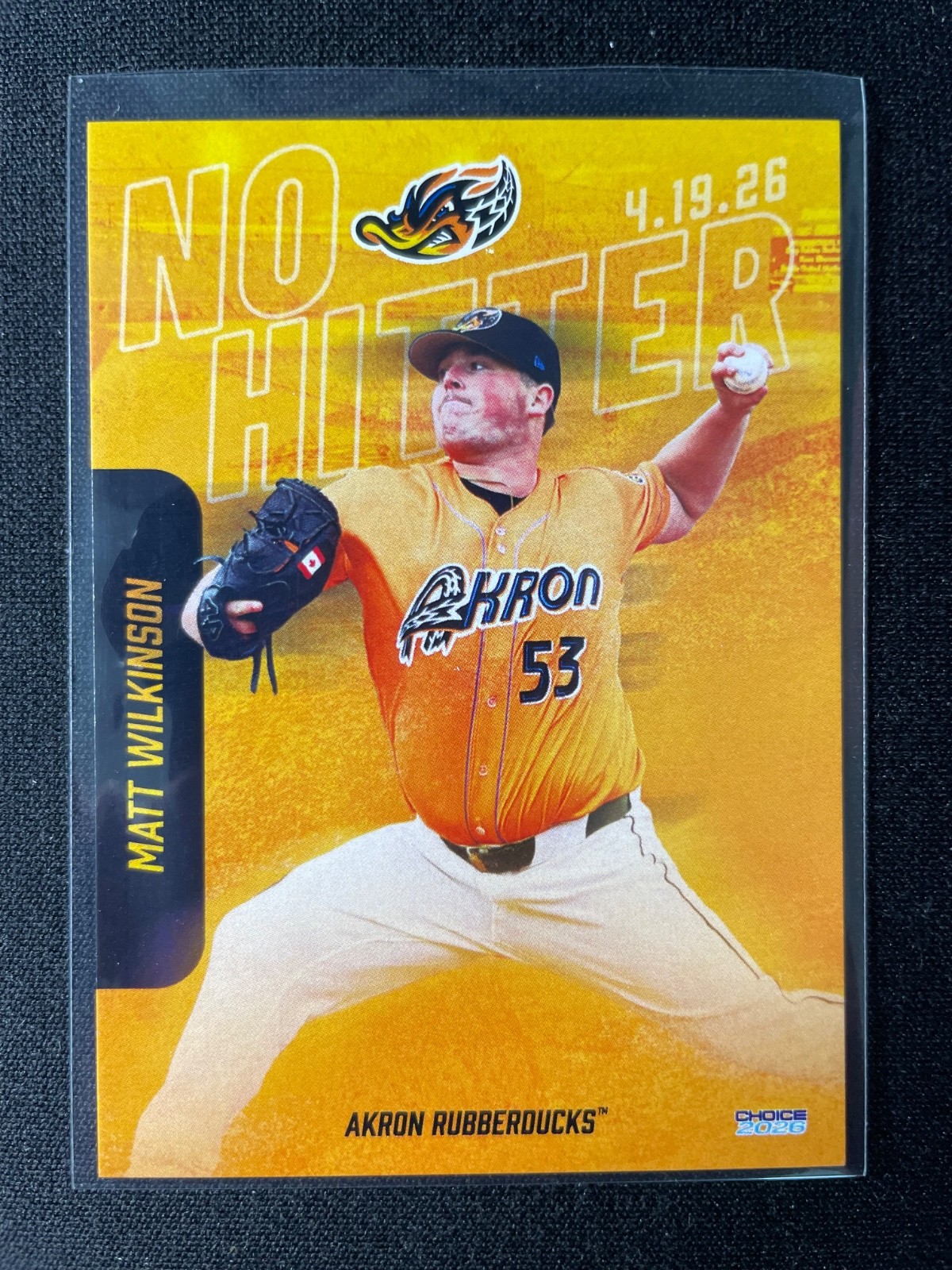 2026 Choice Akron RubberDucks No-Hitter Set (Guardians) You Pick Free Shipping!!