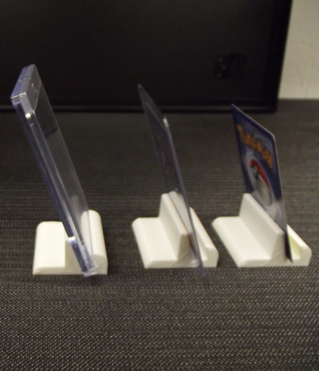 POKEMON 5x Card Stand Holder PSA Display 🔥UNIVERSAL🔥 Top loader & Slabs