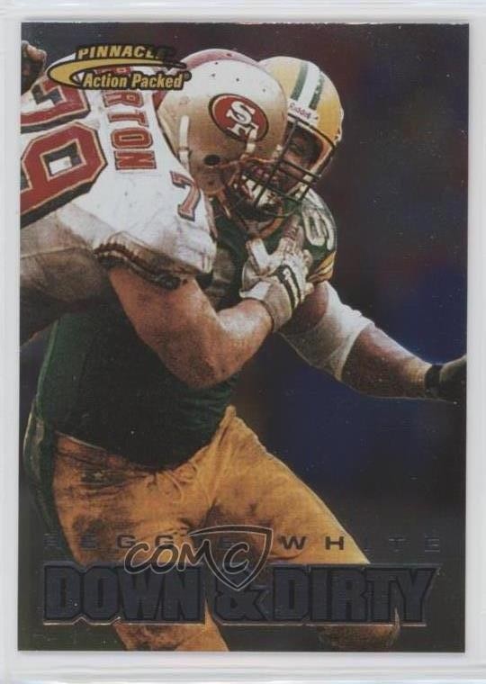 1997 Pinnacle Action Packed First Impressions Reggie White #120 HOF 0q3