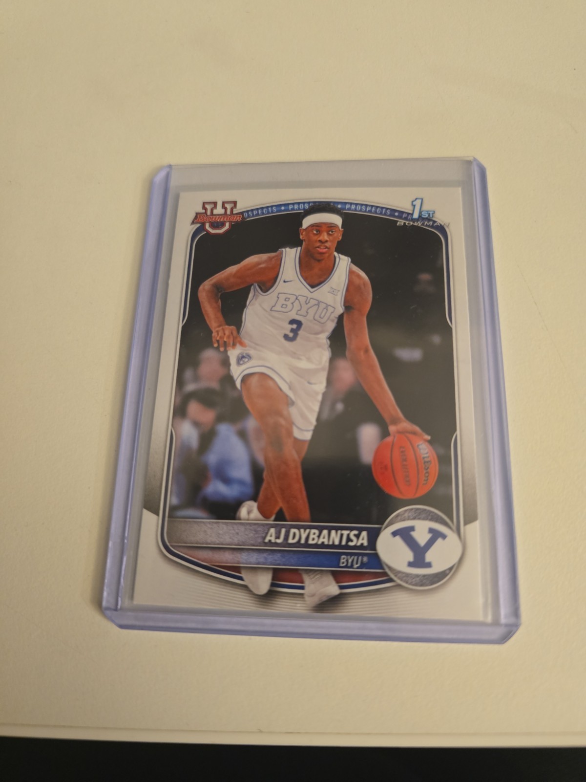 2025 Bowman AJ Dybantsa 1st Bowman #BPP-1 BYU Cougars Basketball