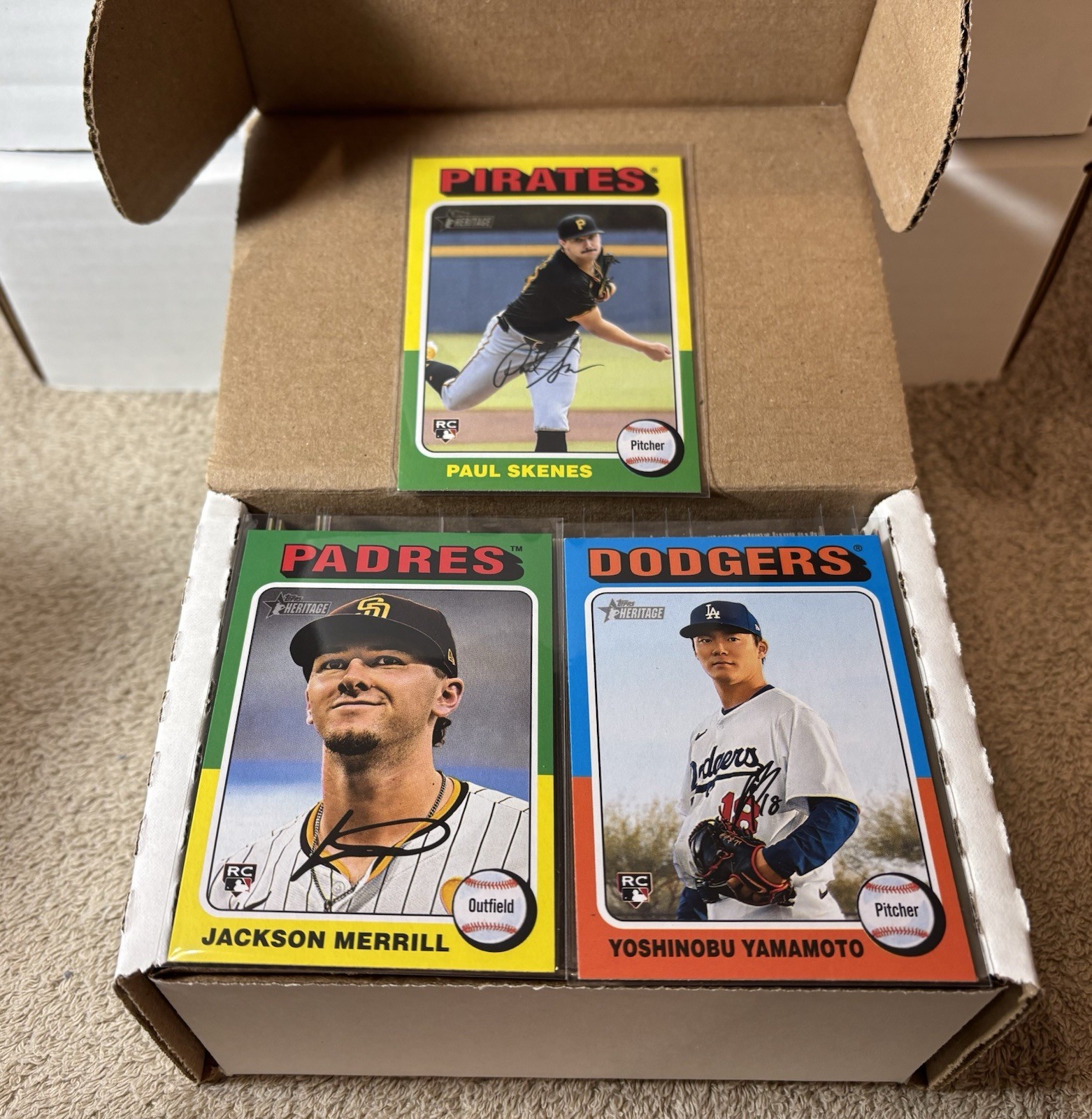 2024 Topps Heritage High Number -Complete Base Set 501-700 Awesome Rookie Class!