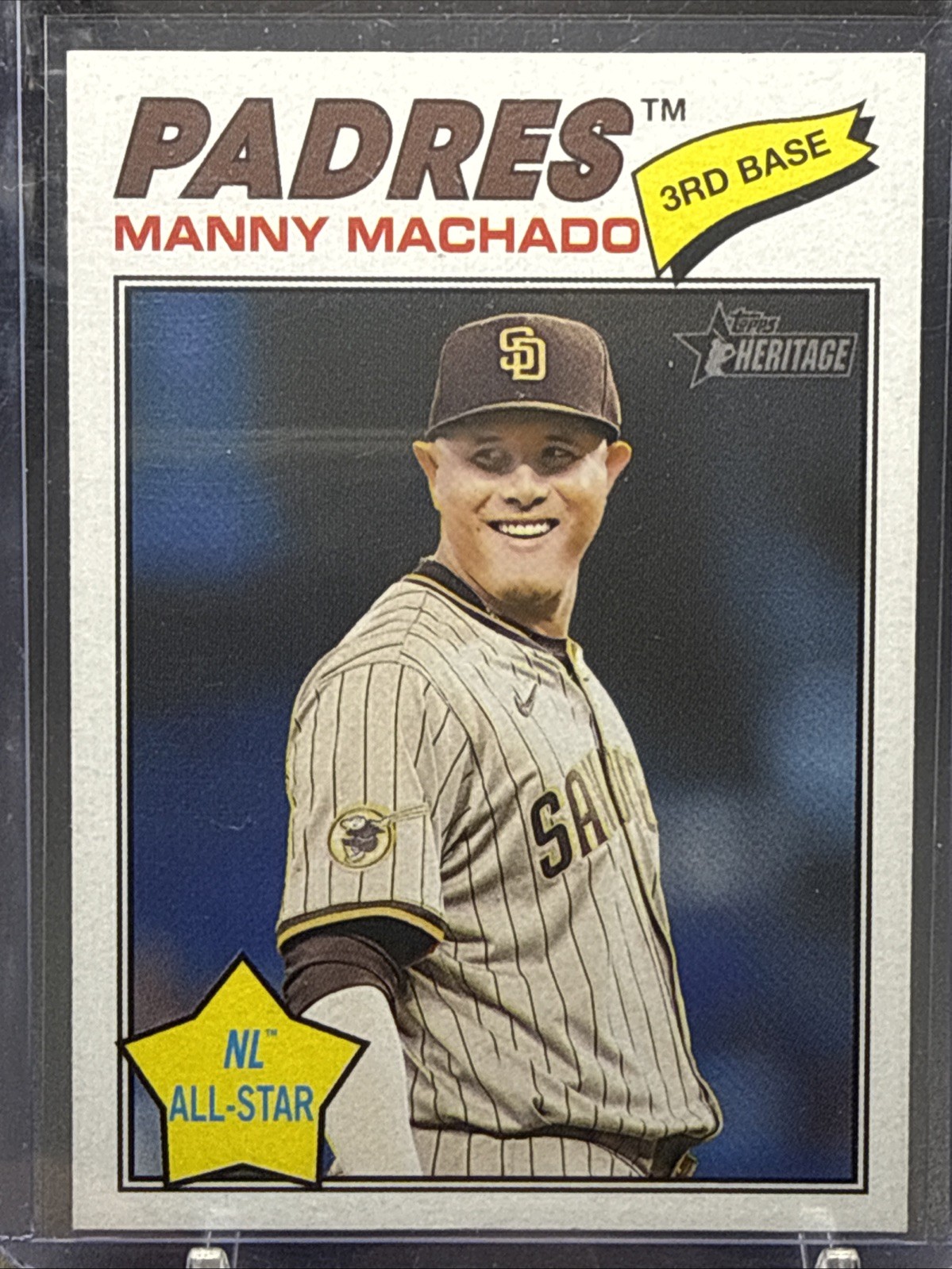 2026 Topps Heritage Manny Machado #143 San Diego Padres ALL STAR ICON SP