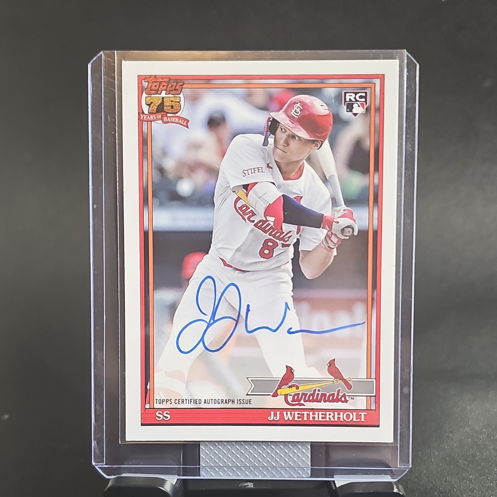 Topps 2026 Baseball JJ Wetherholt St. Louis Cardinals #191 RC Auto
