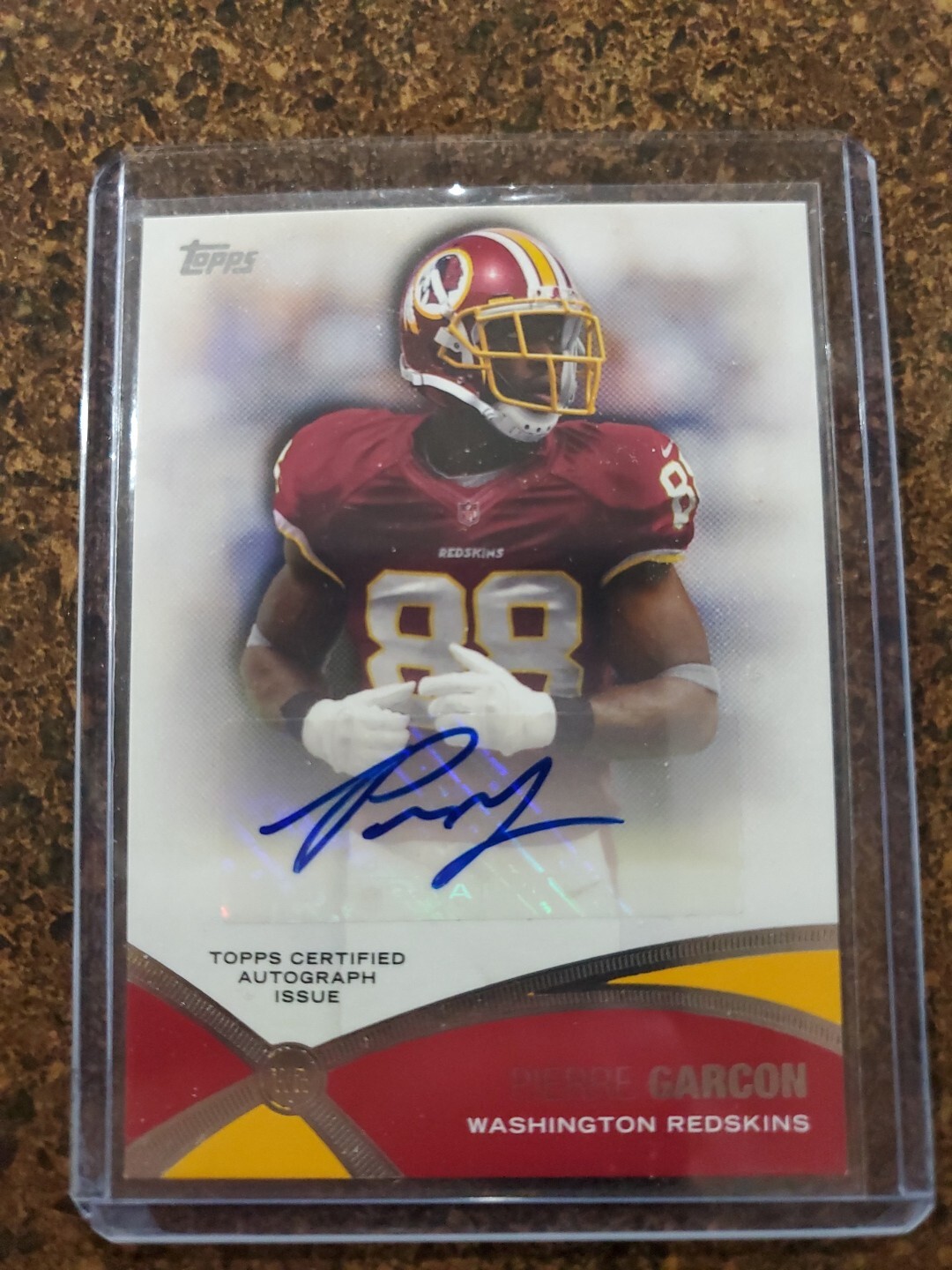 2012 TOPPS Prolific Playmakers Autogragh Card Pierre Garcon Auto Rare