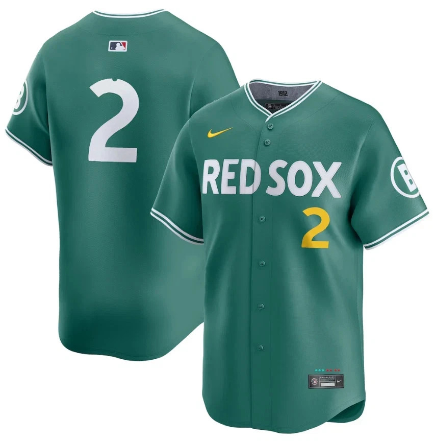 HOT SALE! MEN Red Sox 2025 City Connect Jersey Green ALL SIZE S-5XL