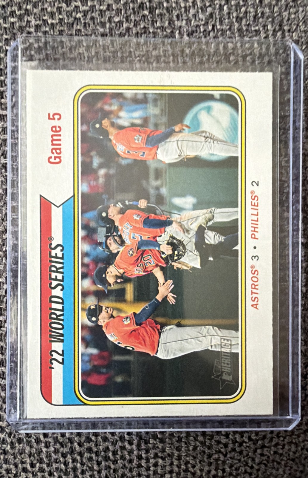 2023 Topps Heritage – World Series Highlights Chas McCormick #476