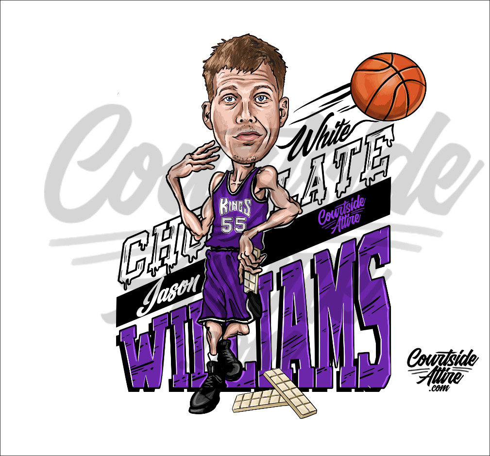 Jason Williams White Chocolate Shirt Mens Unisex Adult jersey Kings