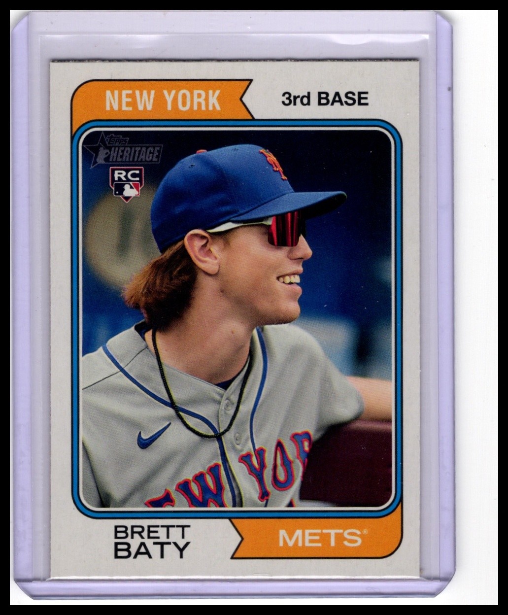 2023 Topps Heritage #265 Brett Baty